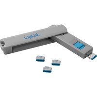 LogiLink USB-C Sicherheitsschloss, 1 Schlüssel / 4 Schlösser – Bild 2