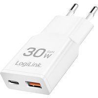 LogiLink USB-Steckdosenadapter, 1x USB-C (PD), 1x USB-A (QC) – Bild 2