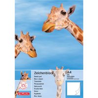 herlitz Zeichenblock DIN A4, 100 g/qm, 25 Blatt – Bild 2