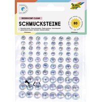 folia Schmucksteine, Iridescent Clear, selbstklebend – Bild 2