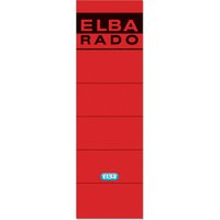 ELBA Ordnerrücken-Etiketten, ELBA RADO, - kurz/breit, rot – Bild 2