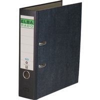 ELBA Ordner rado Wolkenmarmor, Rückenbreite: 80 mm, schwarz
