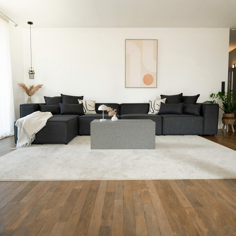 Home Deluxe 4058166269478 Sofa Anthrazit – Bild 3