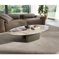 DELIFE Edge Couchtisch Oval Keramik