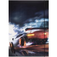 folia Zeichnungsmappe BASIC, Race Car, Karton, DIN A3