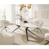DELIFE Edge Oval Esstisch Keramik