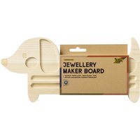 folia Perlenbrett SAUSAGE DOG, Kiefernholz