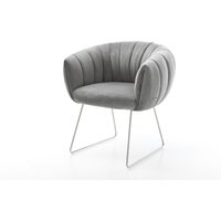 DELIFE Jada-Flex Esszimmerstuhl Grau – Bild 2