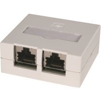 Telegärtner Anschlussdose VAD Kat.6 Ea, 2 x RJ45, geschirmt