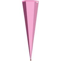 ROTH Schultüten-Rohling ohne Verschluss, 850 mm, rosa