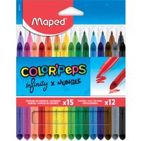 Maped Kombipackung Buntstifte INFINITY/Fasermaler COLOR, PEPS