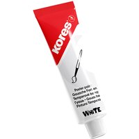 Kores Temperafarben, Temperas, Tube, 12 ml, weiß