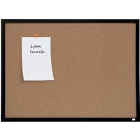 nobo Korktafel, (B)585 x (H)430 mm, Kunststoffrahmen schwarz – Bild 2