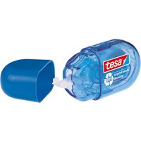 tesa ecoLogo Einweg-Mini-Korrekturroller, 5 mm x 6 m, blau – Bild 2