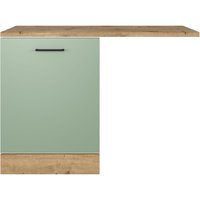 Geschirrspüler-Paket Cara Schilfgrün/Artisan Eiche NB 110cm
