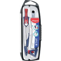 Maped Zirkelkasten Stop System, 3-teilig, blau