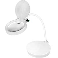 LogiLink LED-Lupenleuchte, mit 2 Linsen, weiß, dimmbar