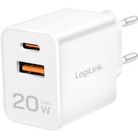 LogiLink USB-Steckdosenadapter, 1x USB-A, 1x USB-C, 20 Watt – Bild 2
