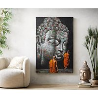 Gemälde Maje 100x150 cm Mehrfarbig Acryl auf Leinwand