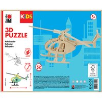 Marabu KiDS 3D Puzzle, Hubschrauber, 32 Teile