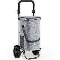 monzana 108230 Einkaufstrolley Grau – Bild 2