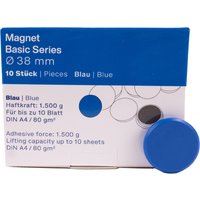 magnetoplan Rundmagnet, Basic, 24 mm, grau