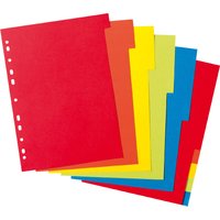 herlitz Karton-Register, blanko, DIN A4, farbig, 10-teilig – Bild 2