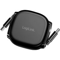 LogiLink USB 2.0 Kabel, USB-C - USB-C Stecker, ausziehbar – Bild 2