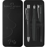 FABER-CASTELL Schreibgeräte-Set POLY BALL/PEN, schwarz