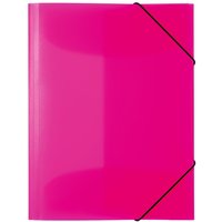 HERMA Eckspannermappe, aus PP, DIN A4, neon-pink