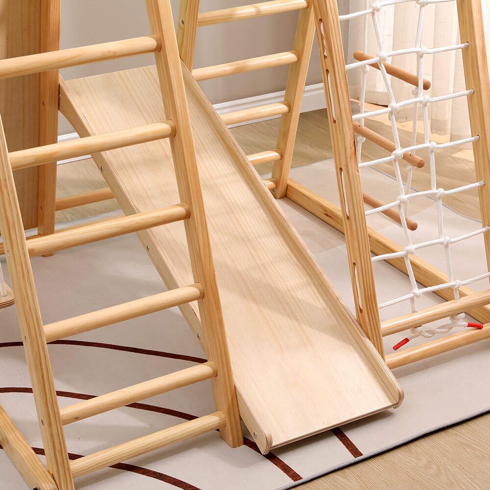 Klettergerüst Indoor inkl. Rutsche, Schaukel und Kletterwand LIO – Bild 5