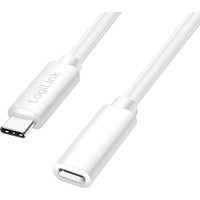 LogiLink USB 2.0 Verlängerungskabel, weiß, 1,0 m