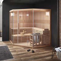 Traditionelle Sauna SKYLINE BIG XL - 200 x 200 cm für 6 Personen – Bild 2