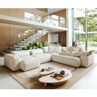 DELIFE Freestyle Icon Ecksofa Beige – Bild 2