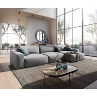 DELIFE Lanzo XL Ecksofa Grau