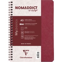 Clairefontaine Spiralbuch NOMADDICT, DIN A5, rot
