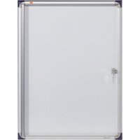 nobo Schaukasten, extraflach, Metall-Rückwand, 4 x DIN A4