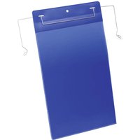 DURABLE Drahtbügeltasche, A4 hoch, blau