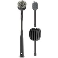 metaltex Reinigungsbürsten-Set, Brush-Up, 3-teilig, grau – Bild 2