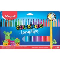 Maped Fasermaler COLOR, PEPS Long Life, 24er Kartonetui