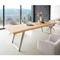 DELIFE Edge Esstisch 260x100 Eiche