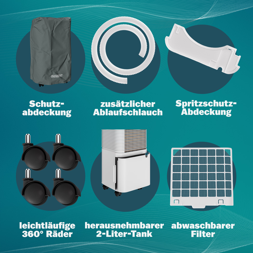 monzana 109639 Luftentfeuchter 12L – Bild 3