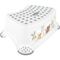 keeeper kids Tritthocker, tomek lion king, weiß mit Aufdruck