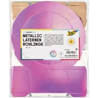 folia Metallic-Laternen-Zuschnitt, 350 g/qm, hellgrün – Bild 2