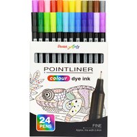 PentelArts Fineliner POINTLINER colour dye ink, 24er Etui – Bild 2