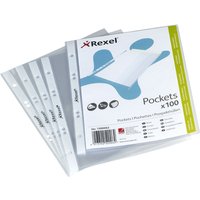 REXEL Prospekthülle Top Quality, A5, PP, glasklar, 0,08 mm – Bild 2