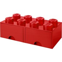 LEGO Schubladenbox STORAGE BRICK DRAWER 8, 2 Schübe, rot – Bild 2