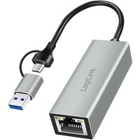 LogiLink USB-C - Gigabit Ethernet-Adapter, grau – Bild 2