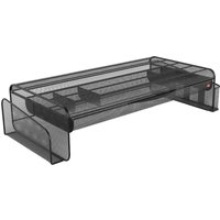ALBA Monitorständer, MESHUP, aus Drahtmetall, schwarz