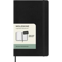 MOLESKINE Taschenkalender 2027, Wochen, P/A6, schwarz, dt.